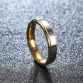 thumbnail image 4 of Couple Ring Fingers Pendent Fashion Lightweight Compact Size Wedding Jewelry Rustproof Exquisite Rustproof No Burrs Smooth Engagement Sweet Gift Type 8 4MM, 4 of 9