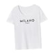 thumbnail image 5 of Camiseta para mujer, ropa de calle, camisetas de verano para mujer, para viajes, deportes, vacaciones, caminar S, 5 of 7