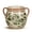 Green, variant on BUYMAX Sage Green Ceramic Plant Pot, Vintage Two-Handle Flower Pot with Drainage Hole for Herbs & Succulents, Indoor Outdoor Farmhouse Decor