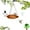 Multicolour, variant on LSLJS Hanging Bird Feeder, Bird Feeder Hanging for Garden Yard Outside Hanging Bird Feeder Tray - Metal Mesh Platform Feeders for Birds Outside Outdoors Hanging For, Bird Feeder