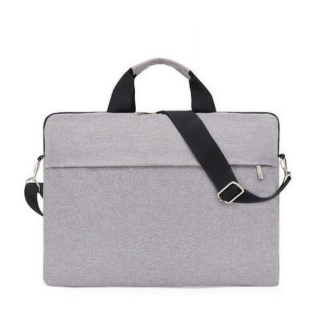 Granjero Gordo Maletín para computadora portátil, bolso de hombro liviano resistente al agua y a los golpes, funda protectora compatible con computadora portátil de 15,6 pulgadas (gris)