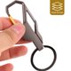 thumbnail image 5 of unbranded Llavero Para Cinturón De Metal Plateado Con Clip Resistente Para Colgar Llaves Fácilmente, 5 of 8
