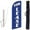Blue, variant on Cobb Promo for Lease Blue 6ft Real Estate Feather Flag with Complete 8ft Pole kit, Ground Spike and Carry Bag