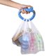 thumbnail image 3 of Bolsa de plástico para compras, agarre de transporte relajado, herramienta portadora de bloqueo con manija (azul), 1 ud., 3 of 3