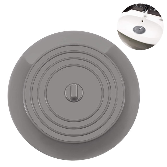 Tapón de bañera, tapón de drenaje, tapón de baño, tapones de bañera, tapón de goma para bañera, cubierta de drenaje para fregadero de cocina para bañera Vhermosa Rejillas, Tapas y Tapones