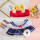thumbnail image 5 of 30cm Stuffed Dolls Accessories LaLafanfan Cafe Duck Dog with Clothes Plush Toy Cartoon Hoodie Clothing Hair Band Kids Girls Gift, 5 of 5