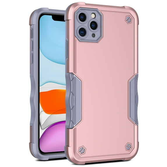 Feishell Compatible with iPhone 11 Pro Max Case, Armor Heavy Duty Shockproof Drop Protective Dustproof Full Body Rugged 3-Layer Military Tough Durable Cover for iPhone 11 Pro Max,
Rosegold