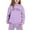 Purple, variant on XUELUO Toddler Girls Outfits Sets Autumn New York Letters Print Hoodies   Sweatpants 2 Piece Little Girls Training Tracksuits Suits
