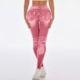 thumbnail image 7 of Anti Cellulite Leggings for Women Full Length Buttery Soft Yoga Pants Tummy Control Compression Pants Fitness Sport Pants 3D Anti Cellulite Leggings for Women 3D Gym Leggings for Women Pink M, 7 of 7