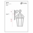 thumbnail image 2 of Z-Lite Newport Outdoor 1-Light Wall Sconce, Black, 2 of 2