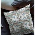 thumbnail image 6 of Flowers of Strength Indoor/Outdoor Fabric Pillow with Zip - Gray Brown 18x18, 6 of 9