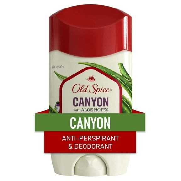 Old Spice Men's Antiperspirant & Deodorant Canyon with Aloe, 2.6oz