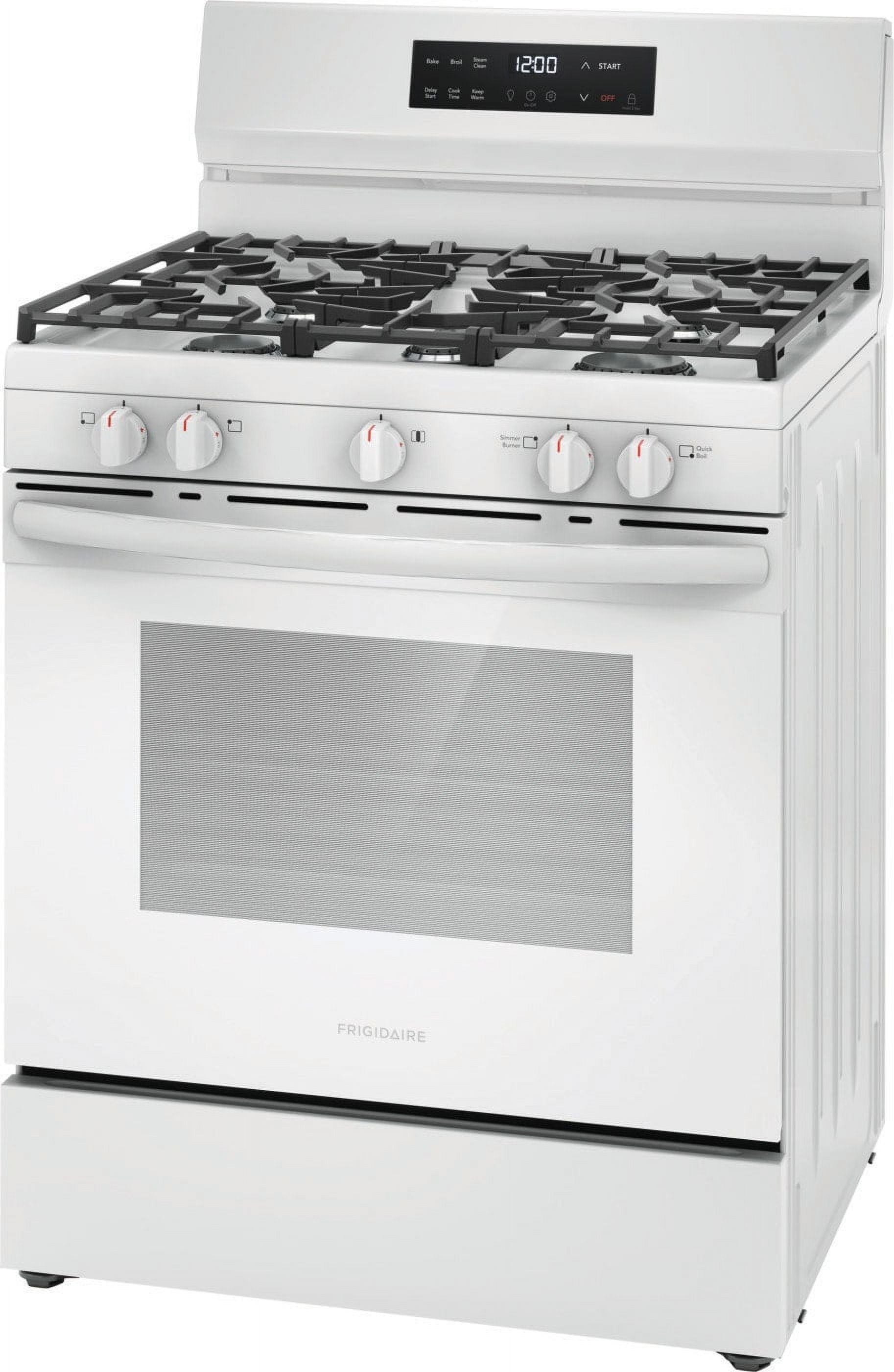 Frigidaire Fcrg3062a 30" Wide 5.1 Cu. Ft. Free Standing Gas Range - White