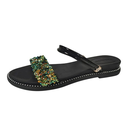 

Pimfylm Croc Sandals/Women s Tide II Toe Post Sandal - Supportive Ladies Flip Flops That Include Three-Zone Comfort with Orthotic Insole Arch Support Black 8