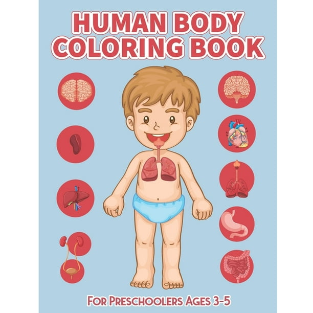 Download Human Body Coloring Book For Preschoolers Ages 3 5 Physiology Medical Coloring Activity Book For