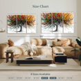thumbnail image 4 of Elephant Stock Festival Flavour Tree Wall Art - Horizontal Multi Panel Canvas - Living Room Wall Decor - Floral And Botanical Multi Panel - White And Black Decor By Ashvin Harrison - 57" x 36", 4 of 8