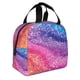 thumbnail image 2 of Disketp Rainbow Glitter Cute for Insulated Lunch Bag for Women and Men, Perfect for Work, Hiking, Picnic, 2 of 8