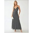 thumbnail image 4 of Audrey Polka V-Neck Maxi Dress, 4 of 6