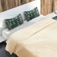 thumbnail image 5 of Yayeee Pillowcase Standard Size Set of 2 Satin Wrinkle Resistant Pillow Case, Christmas Santa Hats, 5 of 8