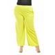 thumbnail image 1 of Pantalon pierna ancha Roman Fashion /Tallas Extras, 7045 (Lima) verde lima 36, 1 of 7
