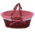thumbnail image 4 of Cesta de mimbre Cesta de regalo Cesta de picnic Cesta de dulces Cesta de almacenamiento Afortunado Sencillez, 4 of 5