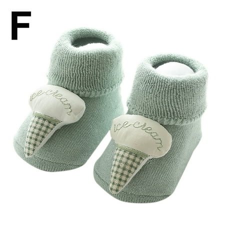 

Newborn Toddler Baby Girls Boys 3D Cute Cartoon Anti-Slip Socks Slippers CHMORA