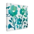 thumbnail image 3 of Trademark Fine Art 'Teal Trio IV on White' Canvas Art by Silvia Vassileva, 3 of 3