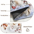 thumbnail image 6 of 5'x7' Area Rugs for Living Room Bedroom, Christmas Snowman Washable Rug Carpet Runner Indoor Outdoor, Xmas Snowflake Elk Eucalyptus Leaves Non Slip Floor Mats Area Rug for Kitchen, Nursery, 6 of 8
