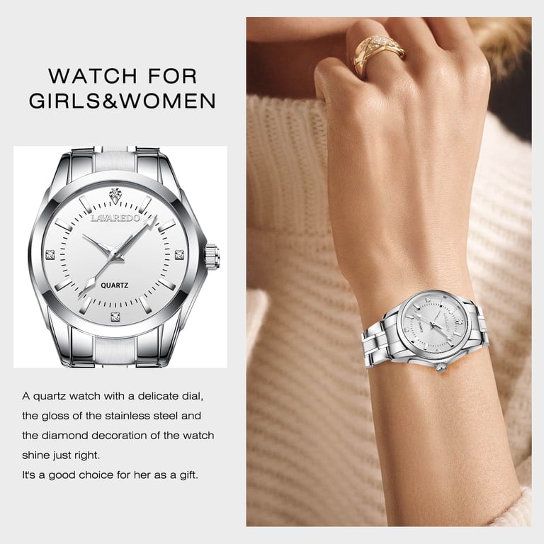 Classic Women\'s Wrist Watch with Solid Stainless Steel Band, Water Resistant Women main image 3