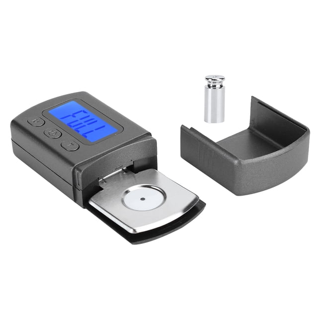 Compact And Lightweight Turntable Stylus Force Scale Gauge, Portable Digital Stylus, With Calibration Weight For Tonearm Phono
