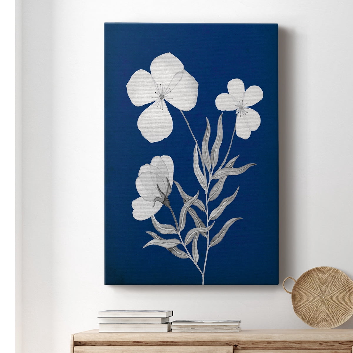 Indigo Sketch I Premium Gallery Wrapped Canvas - Ready to Hang