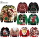 thumbnail image 2 of Jersey Vintage de los 90 para hombre, sudaderas de cuello redondo, chándal de Navidad feo, ropa de calle de gran tamaño, traje Harajuku, ropa masculina, 2 of 4
