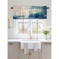 thumbnail image 2 of Valances for Windows Abstract Oil Painting Theme Rod Pocket Cafe Window Treatments Valance Curtains for Kitchen Bathroom Laundry Basement Windows 54"x18", 2 of 9