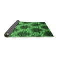 thumbnail image 2 of Ahgly Company Indoor Round Abstract Emerald Green Contemporary Area Rugs, 3' Round, 2 of 4