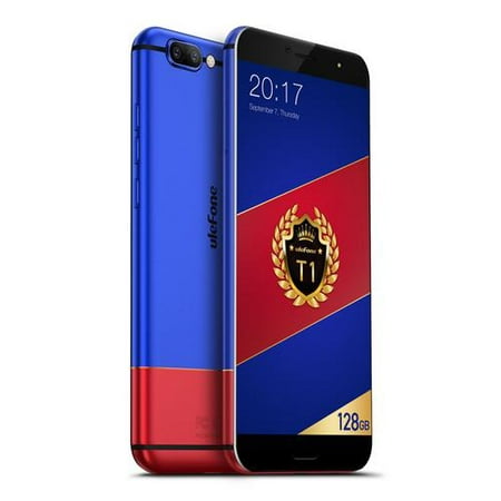 Ulefone T1 6GB+128GB 5.5 inch Android 7.0 Unloacked Smartphone Helio P25 Octa Core 64-bit up to 2.6GHz Dual-sim Slot