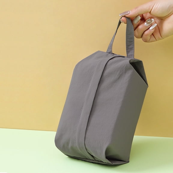 Travel Organizer Storage Bag, Foldable Portable Carrying Case, Multifunctional Clothes Shoe Compartment, Lightweight Wrinkle-resistant Polyester, Topliu