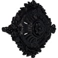 thumbnail image 3 of 35 7/8"W x 22 1/2"H x 4 3/8"P Antonio Ceiling Medallion, Hand-Painted Steel Gray, 3 of 6