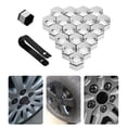 thumbnail image 6 of kanaroous 20Pcs Car Wheel Nut Caps Auto Hub Screw Cover Thread Design Dust-Proof Rims Exterior Decoration Saving Time Good Sealing Silver, 6 of 6