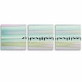 thumbnail image 2 of IDEA4WALL 3 Pieces Modern Canvas Wall Art Birds in a Row Against Green Sky Canvas Prints for Home Wall Decor - 12"x12"x3 Panels, 2 of 5