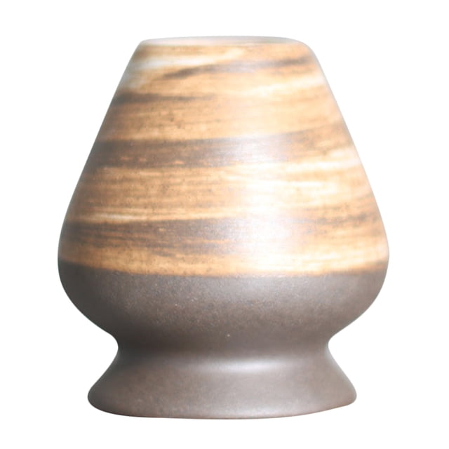 Matcha Whisk Holder Ceramic Stand Bamboo Chasen Tea Accessories Display for Japanese Ceremony