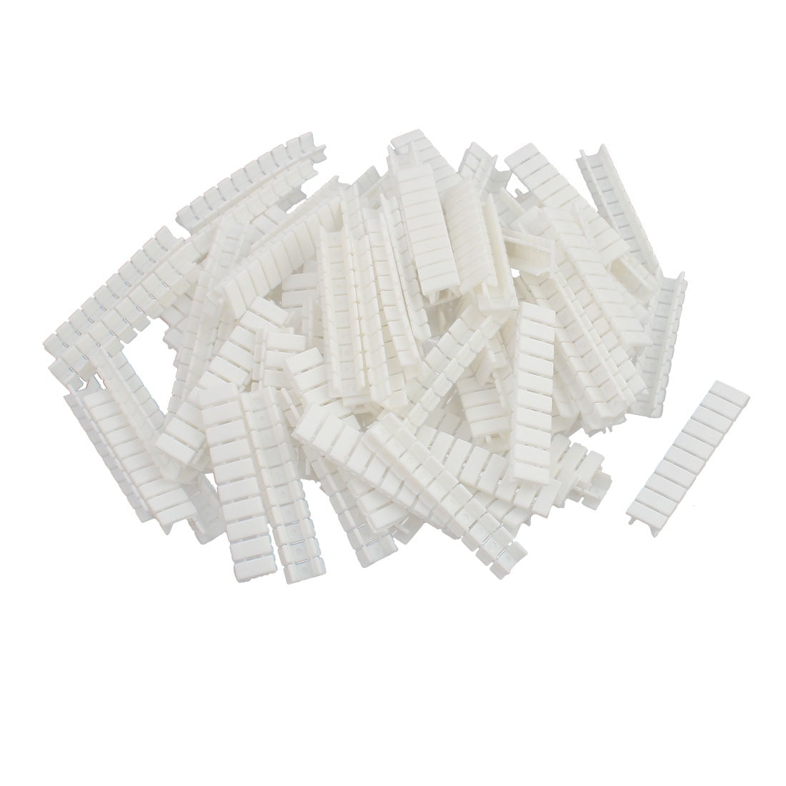 100pcs zb4 din rail terminal block marking labels marking tags blank