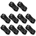thumbnail image 2 of koolsoo 10 Pieces 13.4mm Auto Fuel Line Fastener Divider Black Braided Hose Separator, 2 of 8