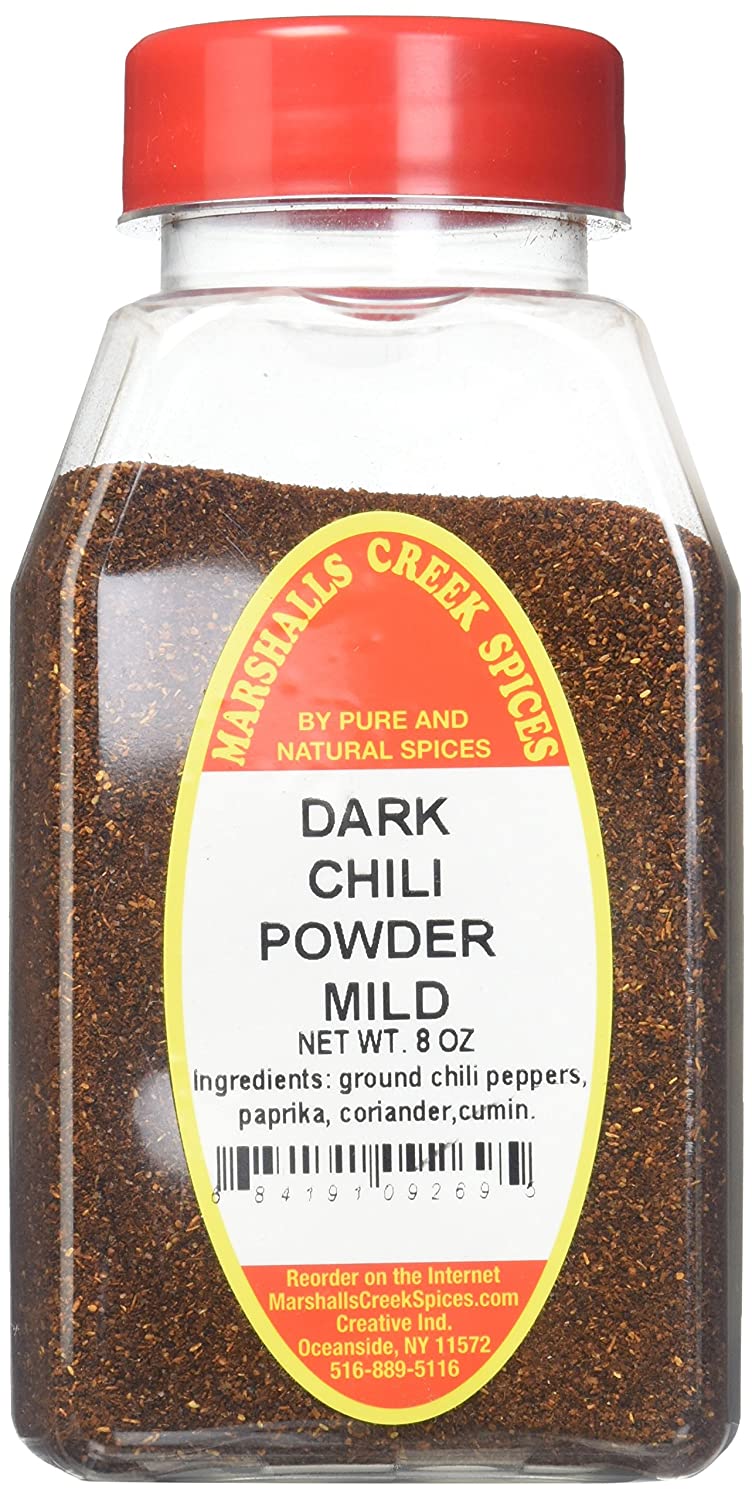 Marshallâ€™s Creek Spices Dark Mild Chili Powder, 8 Ounce