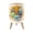 Color 1, variant on Classroom Small Trash Can with Lid Cartoon Pirate Treasure Map Animals Rivers Islands 1.8 Gallon Dog Proof Trash Can Round Garbage Can Waste Bin Wastebasket for Nursery Back to School Gifts