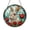 Acrylic 3.5 Inch, variant on Stained Glass Rabbit Window Hanging, Bunny with Red Tulips, Vibrant Floral Background, Nature Inspired Home Accent, Unique Gift Idea