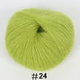 thumbnail image 3 of 2019 Pure Color 25g/ball Knitting Scarf Yarn Wholsale Soft Thin Plush Hand Crochet Thread Sewing DIY Winter Shawl Sweater Yarn 17, 3 of 9