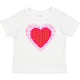 thumbnail image 3 of Inktastic Valentine Red Heart with Dots Boys or Girls Baby T-Shirt, 3 of 5