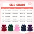 thumbnail image 6 of Hotiary 2-9Y Toddler Girls Casual Velvet Twirl Tutu Dresses Princess Girl Winter Fall Sequins Party Dress For Everyday, Halloween, Christmas, School, Party, 6 of 6