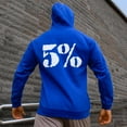 thumbnail image 4 of 5% Nutrition Rich Piana Kill It Zip Up Mens Hoodie, Long Sleeve Sweatshirt, Workout & Casual Clothes, 4 of 5