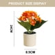 thumbnail image 2 of Simulación de hortensia, bonsái, flor de seda, planta verde artificial, decoración interior, planta artificial en maceta, 2 of 5